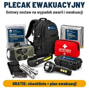 Plecak Ewakuacyjny – kompletny zestaw