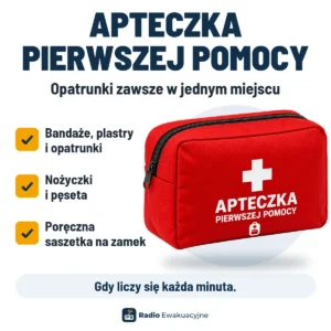 Apteczka pierwszej pomocy w saszetce