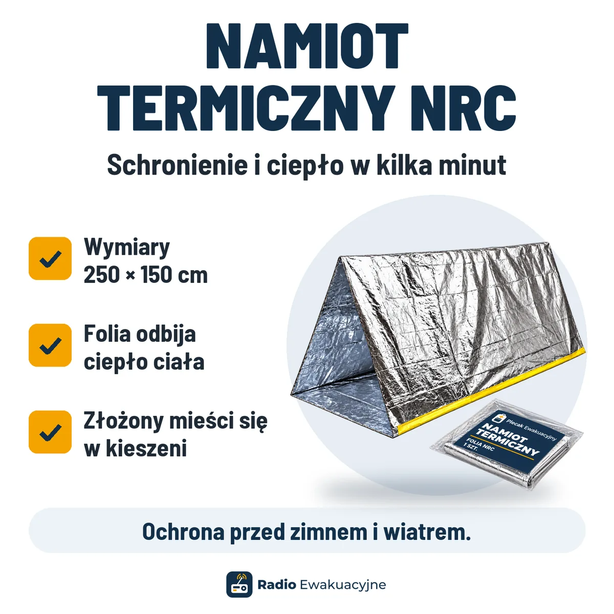 Namiot termiczny NRC 250 × 150 cm